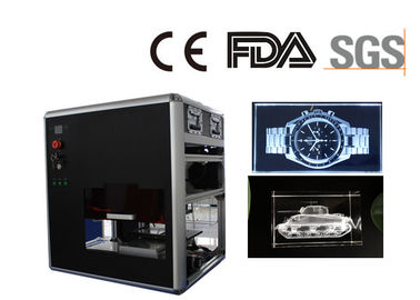 China 3D Crystal Glass Laser Engraving Machine , Middle Size Crystal Glass Picture Engraving Unit supplier